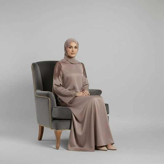 Robe Lueur d’orient vieux rose